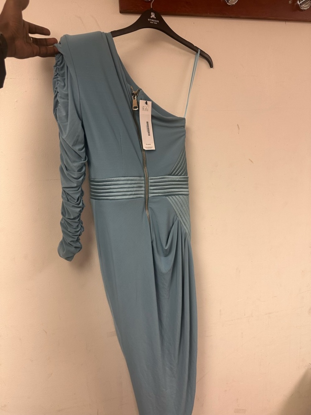 Zhivago Elegant green  half Sleeveless Dress - Picture 5 of 9